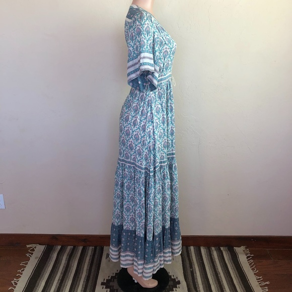 Spell Oracle Maxi Dress in Sage ~ S - Picture 3 of 11